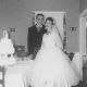 Joan BRUNELLE wedding to Carlton CLIFFORD, Sep 1955